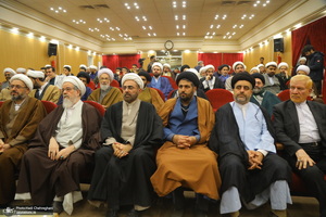 مراسم رونمایی از نرم افزار مجموعه آثار آیت الله العظمی صافی گلپایگانی (ره)