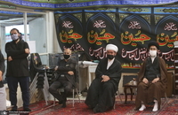 مراسم عزای روز عاشورا در بیت آیت الله العظمی فاضل لنکرانی(ره)