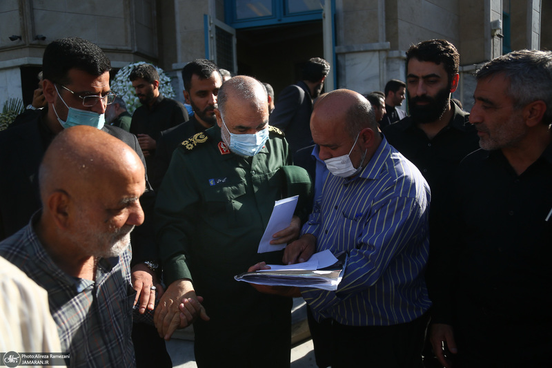 مراسم هفتم والده دبیر مجمع تشخیص مصلحت نظام