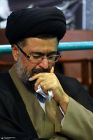 مراسم وداع با پیکر حجت الاسلام و المسلمین سید محمود دعایی در حسینیه جماران -3