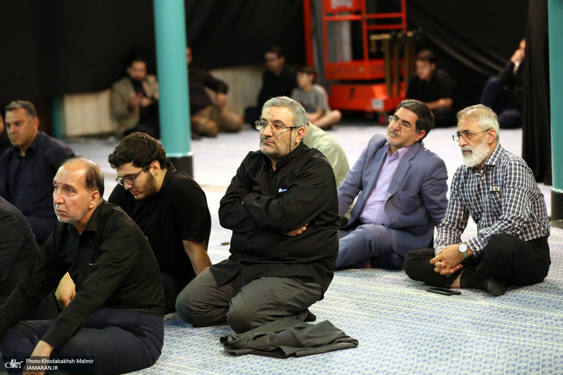 مراسم عزاداری هیئت «حسین جانم» در حسینیه جماران
