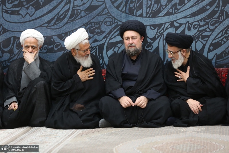 مراسم عزاداری شب تاسوعای حسینی در حرم امام خمینی (س)