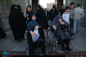 حال و هوای حرم مطهر حضرت معصومه(س) در ایام نوروز 