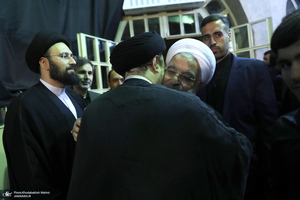 مراسم بزرگداشت همسر آیت الله موسوی بجنوردی (ره) در حسینیه شماره یک جماران-3