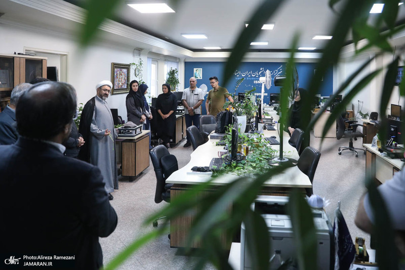 بازدید رییس موسسه تنظیم و نشر آثار امام خمینی (ره) از خبرگزاری ایسنا