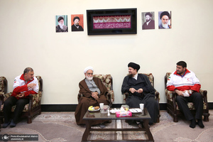 تجدید میثاق اعضا و مسئولان هلال‌احمر با آرمان‌های امام خمینی (س)