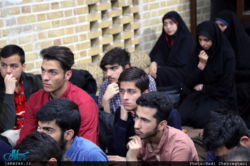 دیدار اعضای انجمن اسلامی دانشجویان دانشگاه فردوسی مشهد با سید علی خمینی