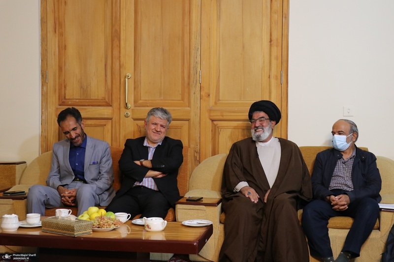 دیدارها معاون فرهنگی و هنری موسسه تنظیم و نشر آثار امام خمینی از شهرستان خمین‎‎