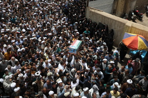 جمعه خشم و نصر و تشییع پنج شهید حمله رژیم صهیونیستی در قم