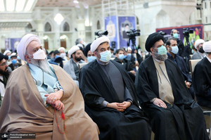 مراسم دوازدهمین سالگرد رحلت همسر گرامی امام و بیست و هفتمین سالگرد ارتحال سید احمد خمینی (ره)