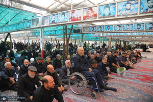 مراسم تحویل سال نو در گلزار شهدای قم‎