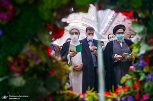 جلسه ستاد دهه فجر انقلاب اسلامی در حرم مطهر امام خمینی (س)