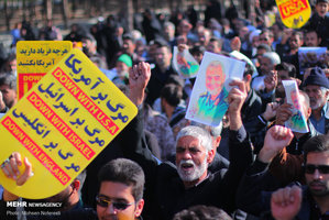 راهپیمایی مردم سراسر کشور در محکومیت ترور سردار قاسم سلیمانی 