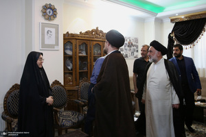 حضورسید حسن خمینی در منزل مرحوم سید علی صنیع خانی