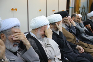 مراسم بزرگداشت برادر آیت الله فقیهی درقم