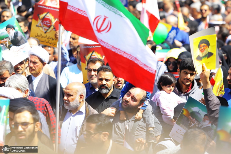 راهپیمایی باشکوه روز قدس در قم -1