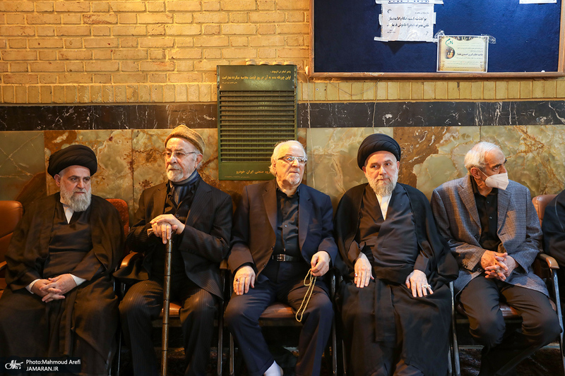 مراسم ترحیم مرحوم آیت الله نورالله شاه آبادی (ره) در تهران