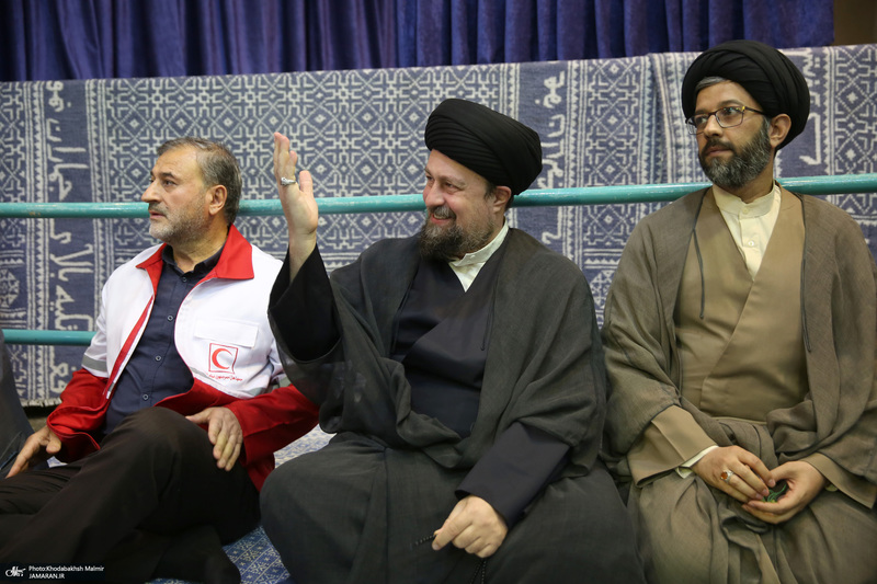 تجدیدمیثاق اعضای سازمان جوانان جمعیت هلال احمر با آرمان‌های امام خمینی(س)؛