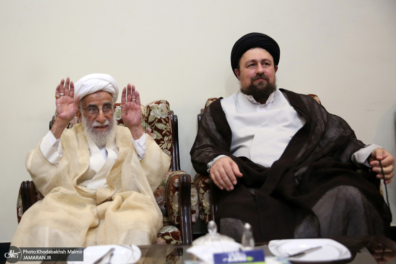 حاشیه تجدید میثاق هیأت رئیسه و اعضای مجلس خبرگان رهبری با آرمان های امام خمینی(س)