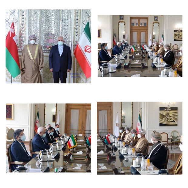 وزیر خارجه عمان به دیدار ظریف رفت
