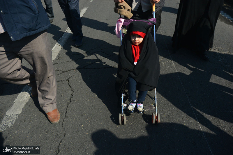 مراسم تشییع و تدفین 2 شهید گمنام در دانشگاه آزاد تهران جنوب