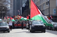 تظاهرات همبستگی با فلسطینی ها در مونترال کانادا (7)
