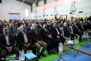 حضور سید حسن خمینی در آیین نامگذاری مجموعه ورزشی استاد کهندل