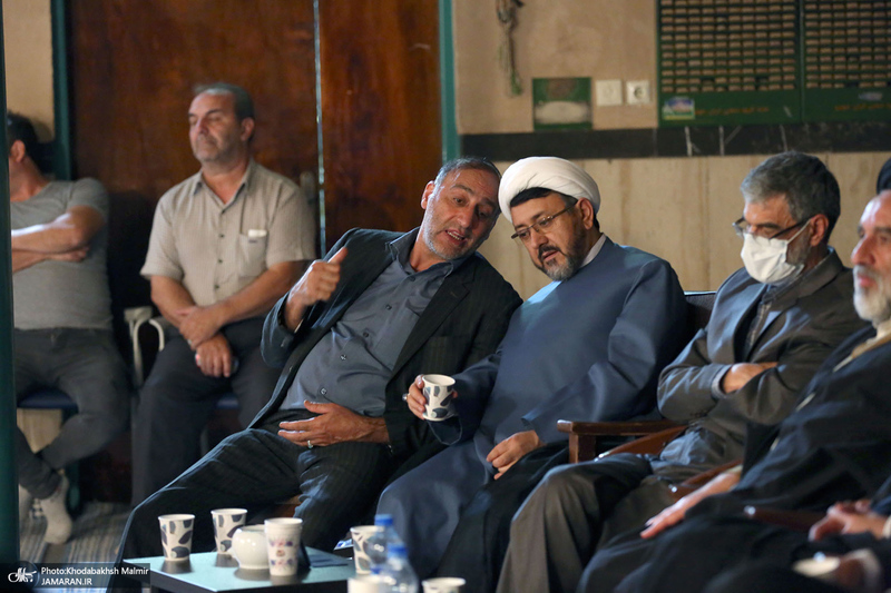 پشت صحنه برنامه تلویزیونی «صف اول» با حضور سید حسن خمینی