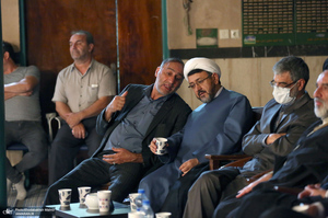 پشت صحنه برنامه تلویزیونی «صف اول» با حضور سید حسن خمینی