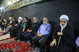 مراسم عزاداری دهه اول ماه صفر در بیت آیت الله شاه آبادی در قم‎