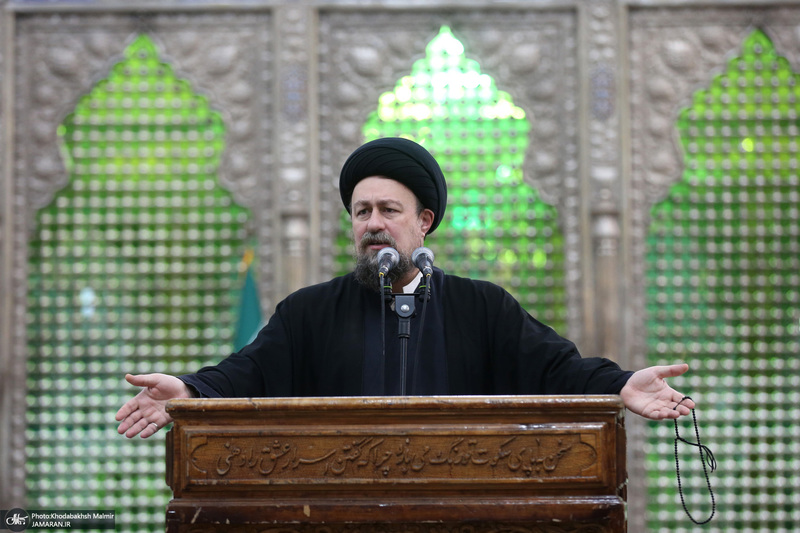 دیدار رئیس و اعضای کمیته امداد با سید حسن خمینی