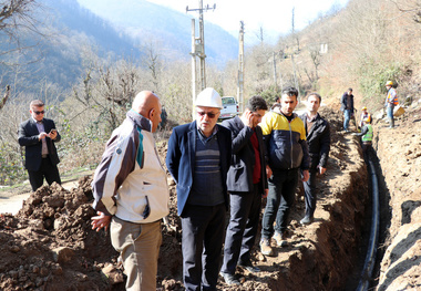 گازرسانی به روستاهای تالش ادامه دارد