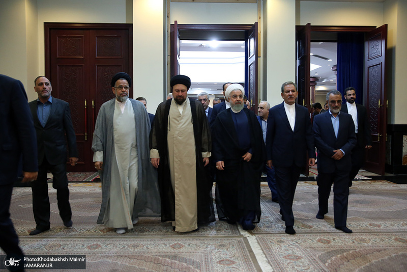 تجدید میثاق رییس جمهور و اعضای دولت با آرمان های امام خمینی(س)