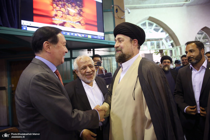 دیدار اعضای حزب موتلفه با سید حسن خمینی