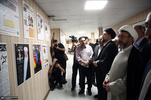 بازدید «سید حسن خمینی» از موسسه مطبوعاتی ایران