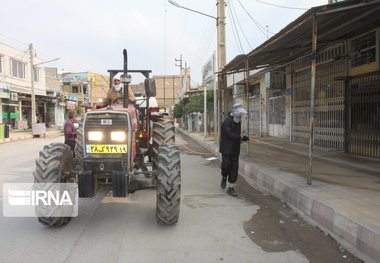 تمهیدات لازم برای ضدعفونی و گندزدایی شهر گیلانغرب انجام شده است