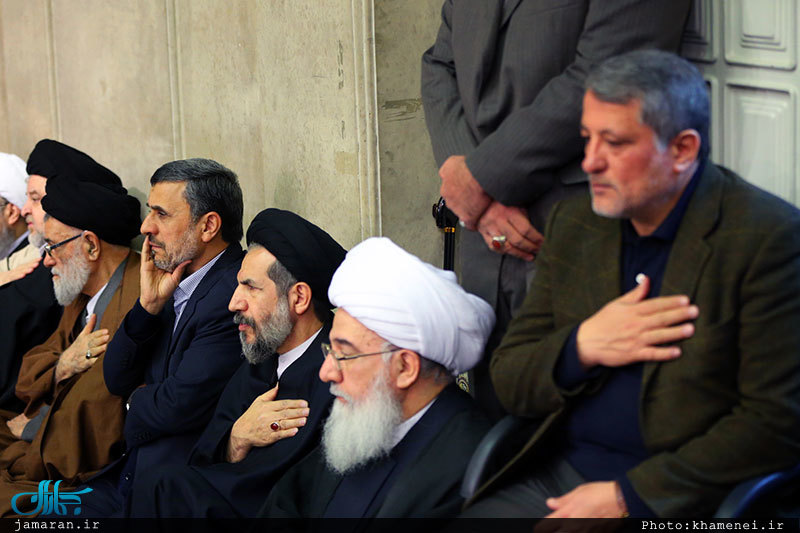 مراسم ترحیم آیت الله هاشمی رفسنجانی در حسینیه امام خمینی(ره) 