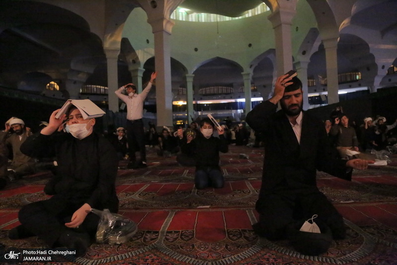 مراسم احیا شب بیست و سوم ماه مباررک رمضان در مصلای قدس قم