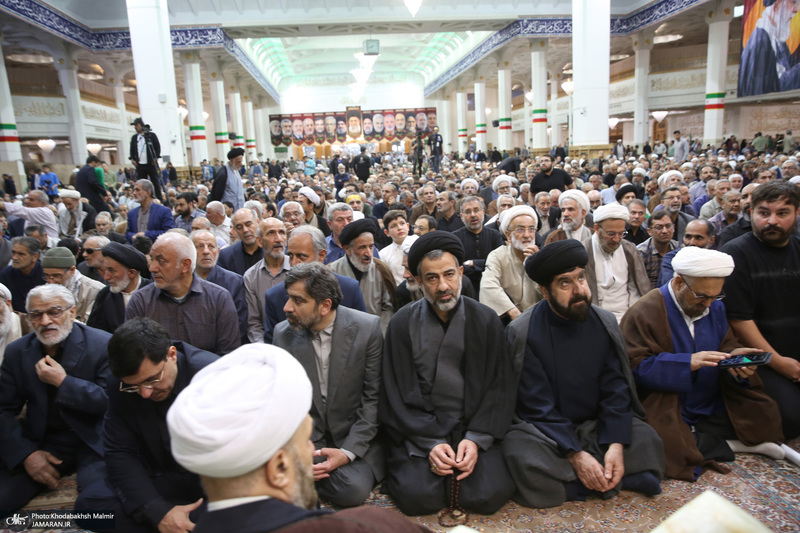 مراسم چهلم شهیدان لاریجانی در حرم مطهر حضرت معصومه (س) -2