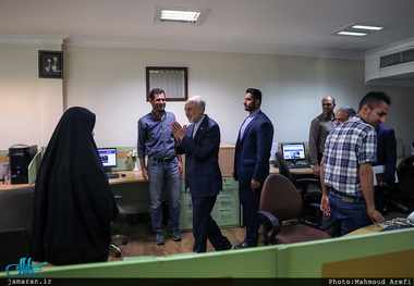 حضور رییس سازمان انرژی اتمی در تحریریه جماران 