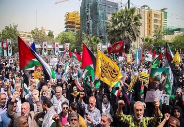 People rally in Tehran to condemn intensified Israeli genocide in Gaza