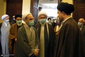 حاشیه تجدید میثاق هیأت رئیسه و اعضای مجلس خبرگان رهبری با آرمان های امام خمینی(س)