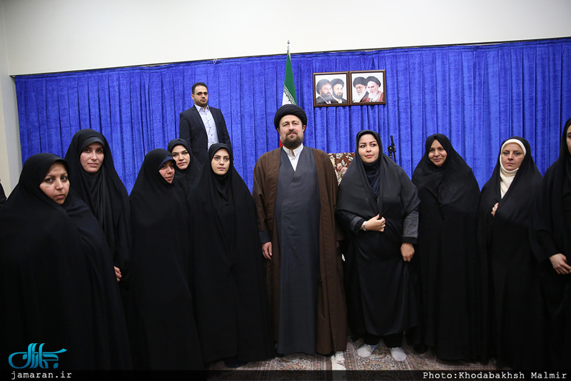 دیدار مسئولان شهر آفتاب با سید حسن خمینی