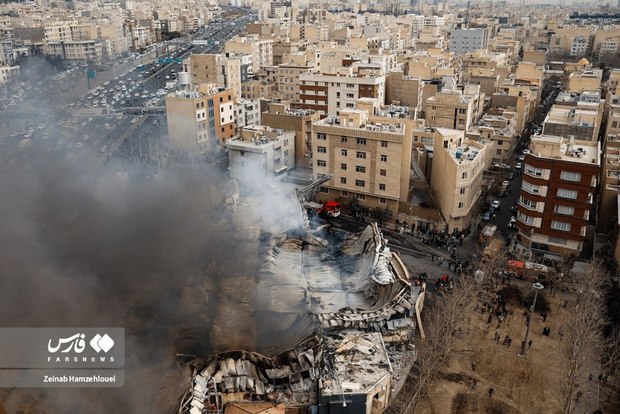 بازارچه جنت‌ تهران سوخت + جدیدترین تصاویر