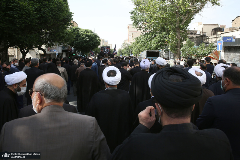 مراسم تشییع آیت الله سید مهدی موسوی بجنوردی (ره) در تهران