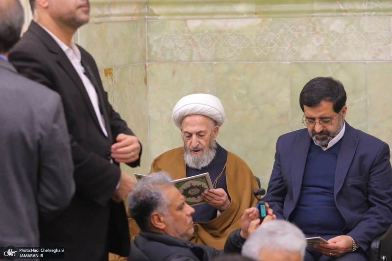 مراسم بزرگداشت شهیدان «علی رازینی» و «محمد مقیسه» در مسجد اعظم قم‎