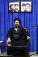 دیدار قهرمانان ،پهلوانان، هنرمندان پیشکسوت با سید حسن خمینی