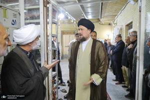 مراسم ترحیم مادر حجت الاسلام و المسلمین صالحی منش در قم‎