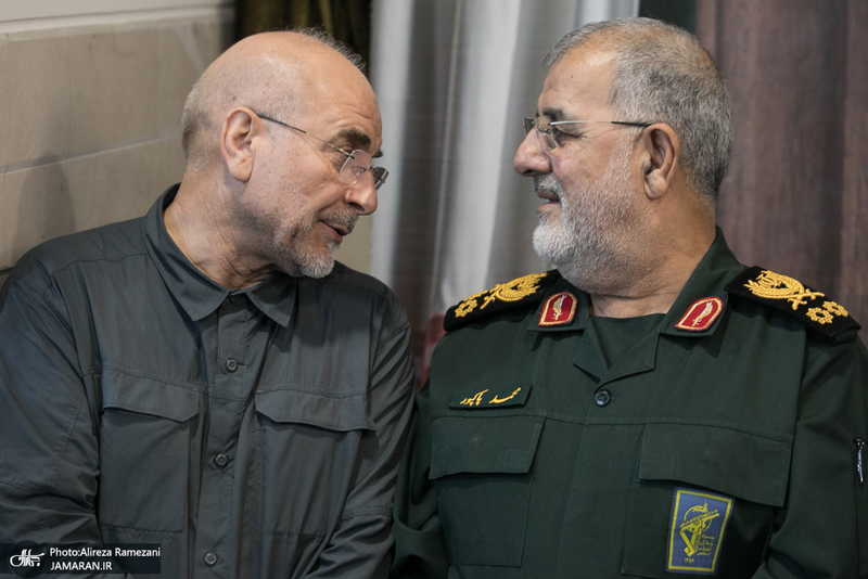 مراسم چهلمین روز شهادت سپهبد حسین سلامی