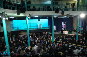 مراسم وداع با پیکر آیت الله هاشمی رفسنجانی(ره) در حسینیه جماران-15